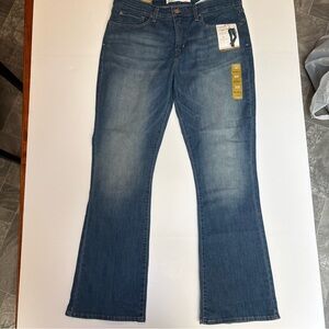 Signature Levi Strauss Jeans Womens 18 Blue Mid Rise Bootcut W34 L32 NWT